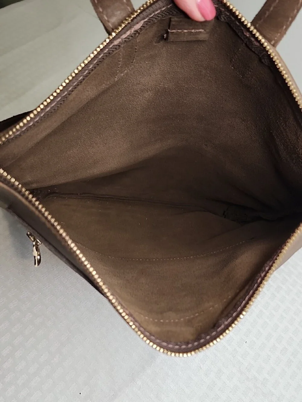 Parker Clay Miramar Leather Backpack Tote Dark Brown